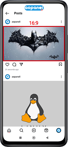 آموزش ریلز گذاشتن- اندازه پست 2