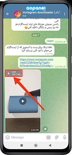دانلود ویدیو ریل از اینستاگرام - دانلود ویدئو ریل از ربات تلگرام