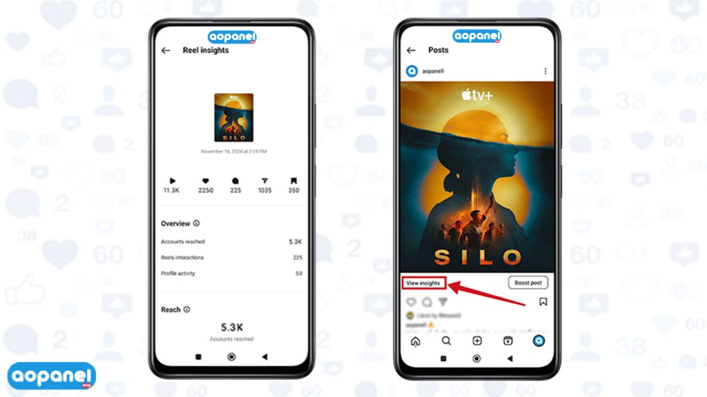 استفاده از ابزار Instagram Insights