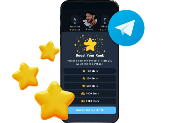 خرید استارز تلگرام | خرید Telegram Stars | خرید تلگرام استارز | خرید Stars تلگرام